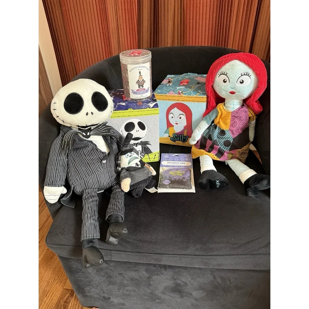Scentsy Buddies Jack & Sally & The Mayor Buddy Clip Nightmare Before XMAS NIB